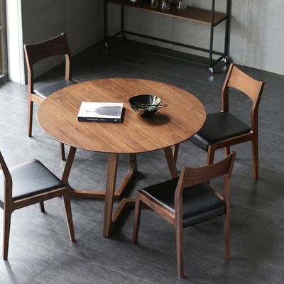 Современная столовая мебель 2021 Экономический деревянный обеденный стол с индивидуальным практическим дизайном и функциями