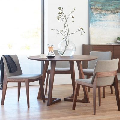 Современная столовая мебель 2021 Экономический деревянный обеденный стол с индивидуальным практическим дизайном и функциями