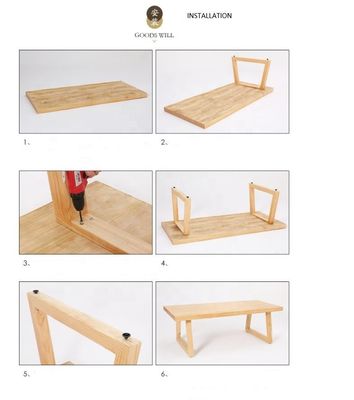 Офисное здание Скандинавское искусство Уверенность индивидуальный столик из твердого дерева для профессионального и современного дизайна
