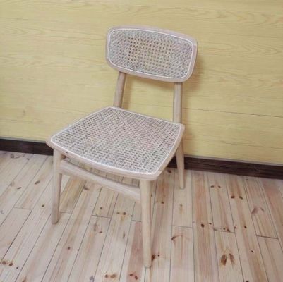 Общий современный скандинавский дизайн твердое золото деревянное ротанное столовое кресло для домашней мебели