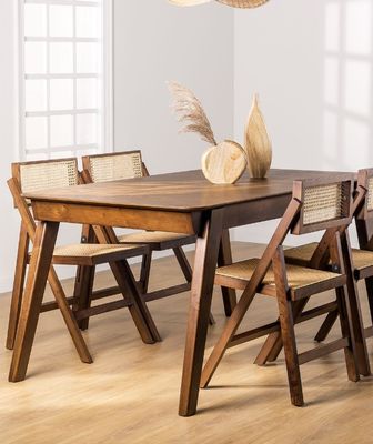 Современный деревянный стул из натурального ротана, сгибающийся стул из твердого дерева для мероприятий с почтовой упаковкой