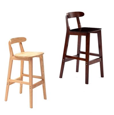 Винтажный стиль высокого стула барный стул с твердым деревянным материалом LL-C34