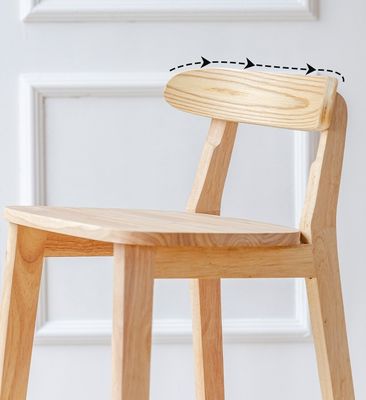 Винтажный стиль высокого стула барный стул с твердым деревянным материалом LL-C34