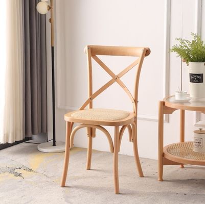 Массивный деревянный крестный зад свадебный деревянный стул для мероприятий с индивидуальным дизайном