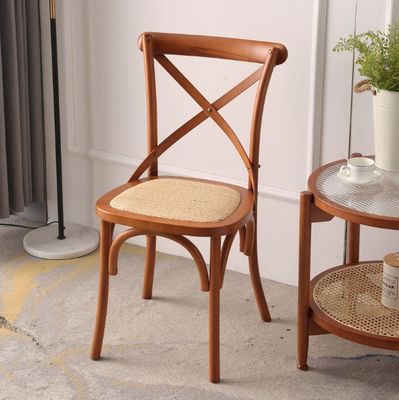 Массивный деревянный крестный зад свадебный деревянный стул для мероприятий с индивидуальным дизайном