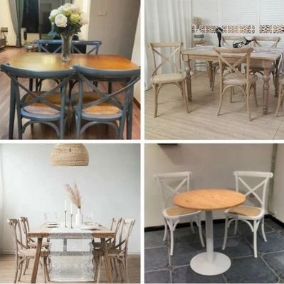 Нет складываемый индивидуальный американский современный дизайн твердо деревянный крест BackStackable событие Dinging стул