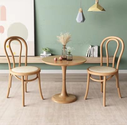 Ручно сделанный деревянный ресторанный стул с индивидуальным размером и оригинальными цветами