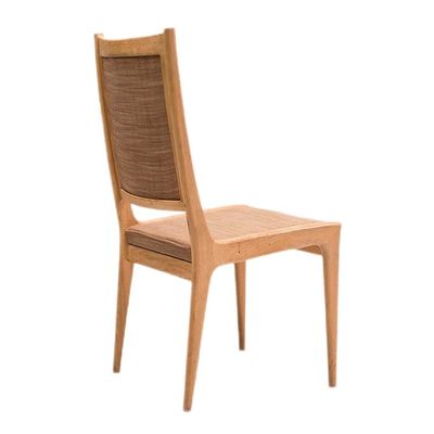 Мебель для столовой из массивного дерева высокие кресла с толстовкой из ткани в скандинавском дизайне