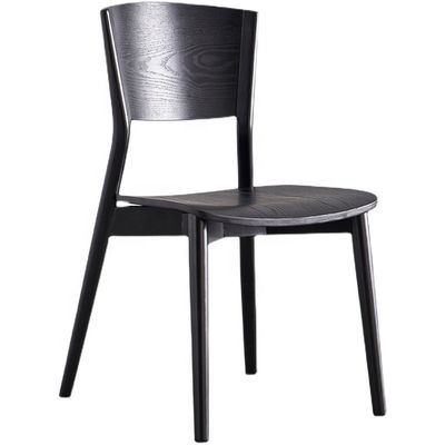 Современный роскошный столовый стул для домашних и гостиничных нужд с накладной конструкцией и материалами из твердого дерева