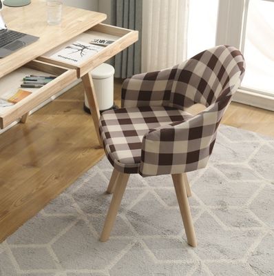 Современный стиль Северная столовые стулья с цветными деревянными сиденьями