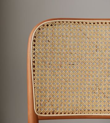 Простой дизайн твердое дерево столовой ротанный стул для ресторана и столовой