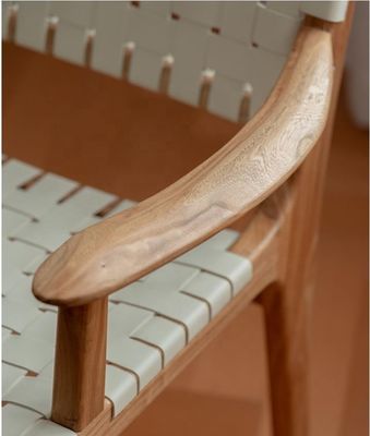 Hotel Nordic Design Соляное дерево Солоновая седла Кожаное тканевое сиденье Складируемое столовое кресло для современного кафе и ресторана