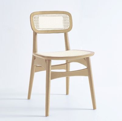 Современный дизайн скандинавский практичный кресло из твердого дерева ратан столик для ресторана