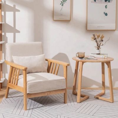 Современный кресло из твердого дерева идеальное сочетание стиля и комфорта для вашей гостиной