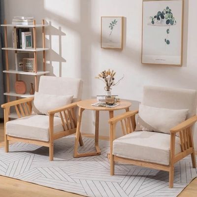 Современный кресло из твердого дерева идеальное сочетание стиля и комфорта для вашей гостиной