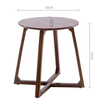 Крестоногие деревянные кофейные столы боковые столы современный дизайн в цвете бурливуда / ореха