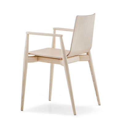 Nordic Light Luxury Solid Wood Armchair Leather upholstered Dining Chair for Hotel Cafe and Living Room Mail Packing (Скандинавский легкий роскошный кресло из массивного дерева из кожи)