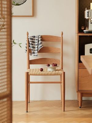 Burlywood W44*D48.5*H90CM Уникальный винтажный дизайн Стол для обеда из твердого дерева с ручным текстилем