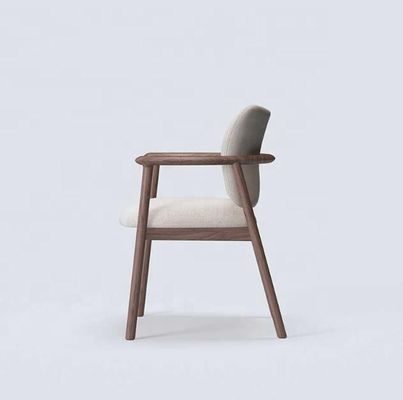 Домашняя мебель Luxury High End Nordic Solid Ash Wood Bent Backrest High Density Sponge Утепленное кресло для рук