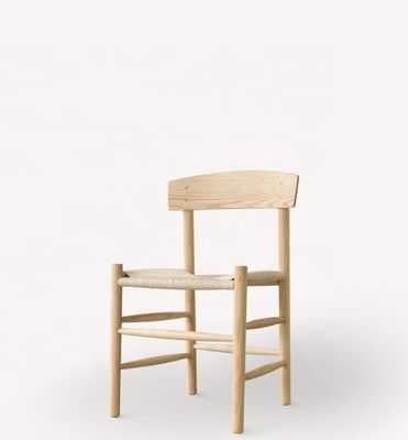 Высококачественное твердое дерево японское верёвочное плетение изогнутая спинка на открытом воздухе кресло для отдыха без складывания