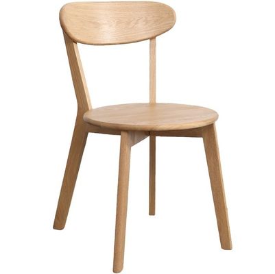 Стол для обеда из твердого дерева W44*D49*H80CM Дубовое дерево для скандинавского простого дизайна в маленьком семейном ресторане