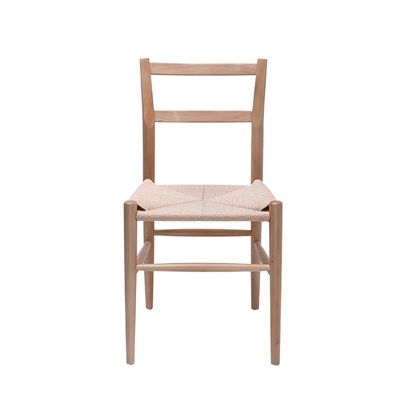 Гостиница Ресторан Банкет или Дом Простое спинное кресло с конопляной веревкой и деревянными ногами