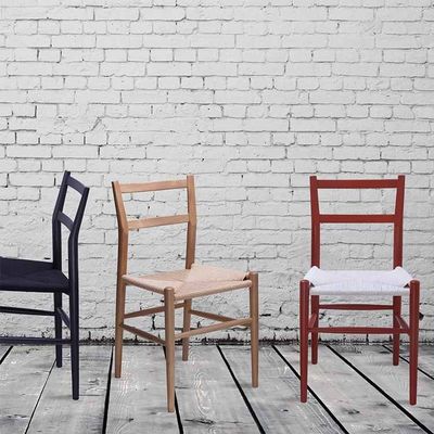 Гостиница Ресторан Банкет или Дом Простое спинное кресло с конопляной веревкой и деревянными ногами