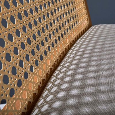 Массивные деревянные рамы столовые кресла из ротана Современный скандинавский дизайн с вишневым деревом