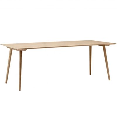 Домашняя мебель Массивное дерево прямоугольный обеденный стол для современных ресторанов