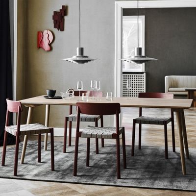 Домашняя мебель Массивное дерево прямоугольный обеденный стол для современных ресторанов