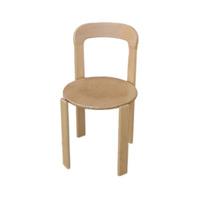 Конструкции на заказ Северный стол для обеда из твердого дерева с накладной конструкцией и лакированной отделкой