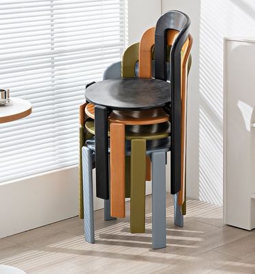 Конструкции на заказ Северный стол для обеда из твердого дерева с накладной конструкцией и лакированной отделкой