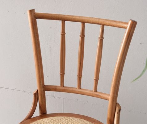 Современный дизайн Раттан и твердое дерево Стол для ресторана W36*D42*H88 см