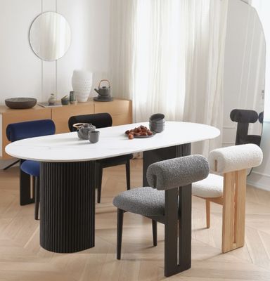 Винтажный столовый стул из твердого дерева с лакированной отделкой и съемной губной подушкой