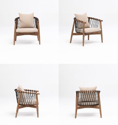 Почтовая упаковка Y Скандинавская гостиная Деревянный диван Отдыхный стул Сплошное деревянное кресло с подлокотником для гостиницы