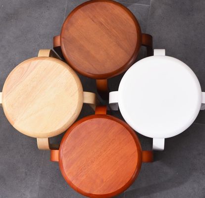 OEM-сервис Принято Мода Простой стул Современный быт Небольшие круглые твердые деревянные складываемые стулья Деревянный стул Изогнутый деревянный стул