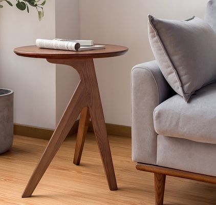 Винтажный круглый стол индивидуальные дизайны для кофейного стола в жилой мебели из массивного дерева