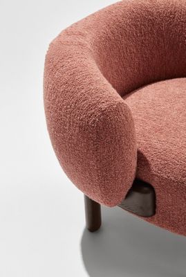 OEM-сервис Принятое кресло для отдыха Нордический салон Деревянный диван Кресло с подушкой