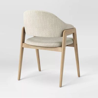 Главная Мебель Топ Количество Модернная ткань деревянная кресло для подлокотника для гостиниц и ресторанов