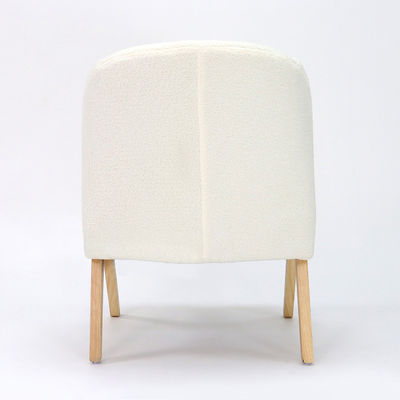 Дизайн гостиной W58*D68*H78CM Nordic Lounge Leisure Wooden Sofa Chair for OEM Service Принято