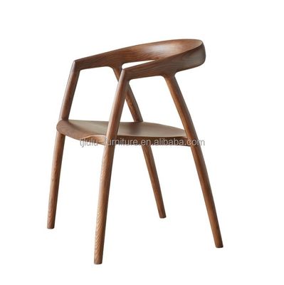 Домашняя мебель Роскошный современный столовый стул с массивной деревянной рамой и дизайном одноместного