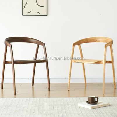 Домашняя мебель Роскошный современный столовый стул с массивной деревянной рамой и дизайном одноместного