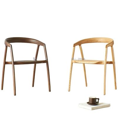 Домашняя мебель Роскошный современный столовый стул с массивной деревянной рамой и дизайном одноместного