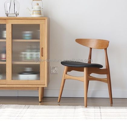 Кастомизированные цвета Массивное дерево Круглое спинное Северное столовое кресло для гостиницы Ресторан Банкет и дом в современном классическом стиле