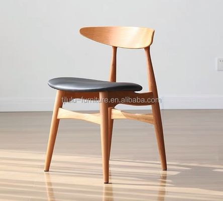 Кастомизированные цвета Массивное дерево Круглое спинное Северное столовое кресло для гостиницы Ресторан Банкет и дом в современном классическом стиле