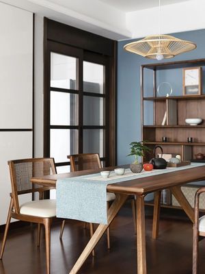 Ashwood Frame Nordic Design Modern Solid Wood PU Leather Rattan Dining Room Restaurant Chair 2023 для кафе и ресторанов
