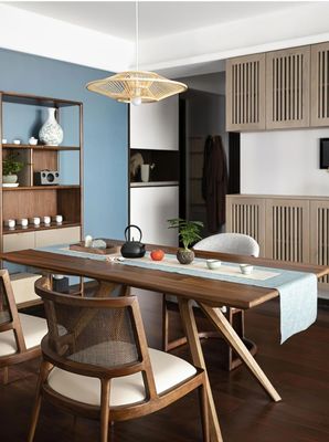 Ashwood Frame Nordic Design Modern Solid Wood PU Leather Rattan Dining Room Restaurant Chair 2023 для кафе и ресторанов