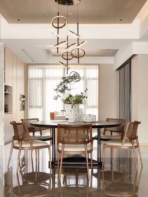 Ashwood Frame Nordic Design Modern Solid Wood PU Leather Rattan Dining Room Restaurant Chair 2023 для кафе и ресторанов