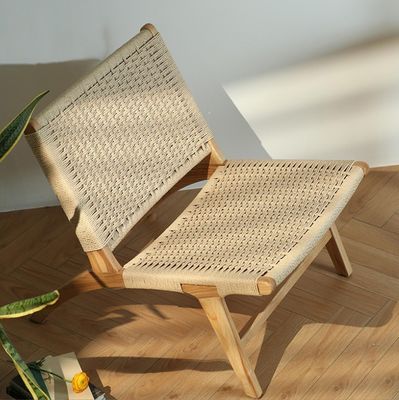 Массивный деревянный ткань шнурка однодневный диван стул смесь стиля и функции для мебели гостиной