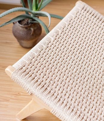 Массивный деревянный ткань шнурка однодневный диван стул смесь стиля и функции для мебели гостиной